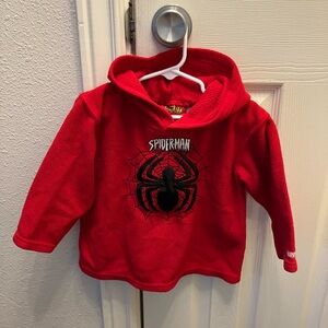 Kids vintage 2005 marvel Spider-Man fleece hoodie 3T